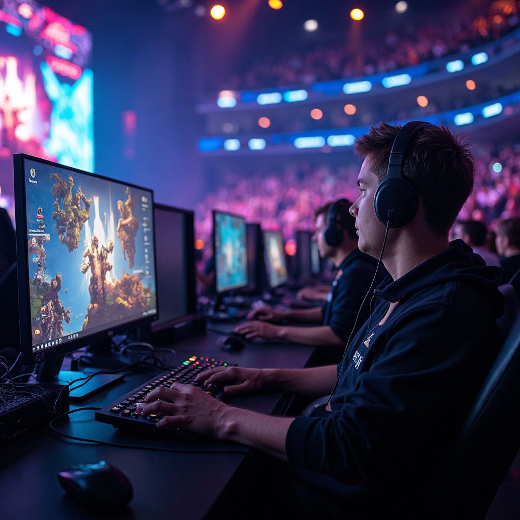 Esports Tournament Action